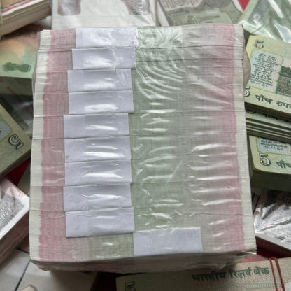 Extremely Rare 1 Rupee Sealed Packed RIM Total 1000 Fresh New Notes 10 Bundles RBI Sealed Packet