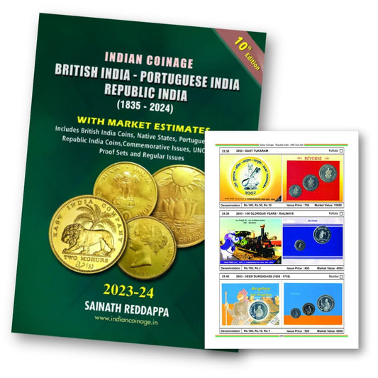 Indian Coinage 2023-24 British India Portuguese India Republic India 1835 – 2024