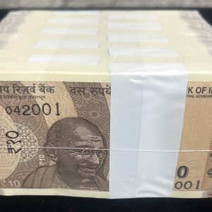 Most Valuable and Demanding 10 Rupee RIM Total 10 Bundle New Fresh 1000 Notes RIB Sealed Packed RIM at Lowest Price Face Value 10,000