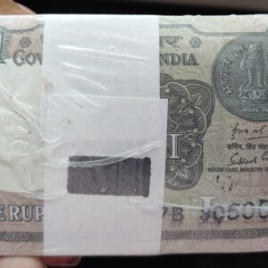 1 Rupee RIM 2019 — Finance Secretary Subhash Chandra Garg — Sealed Pack of 1,000 Notes