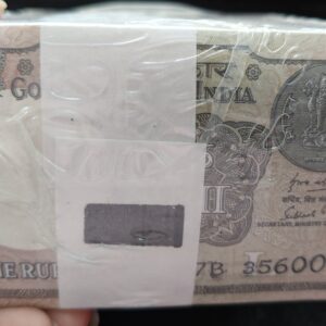 1 Rupee RIM 2019 — Finance Secretary Subhash Chandra Garg — Sealed Pack of 1,000 Notes