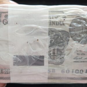 1 Rupee RIM 2015 — Finance Secretary Rajiv Mehrishi — Sealed Pack of 1,000 Notes