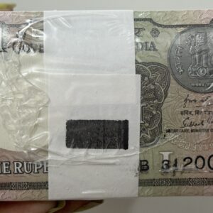 1 Rupee RIM 2019 — Finance Secretary Subhash Chandra Garg — Sealed Pack of 1,000 Notes
